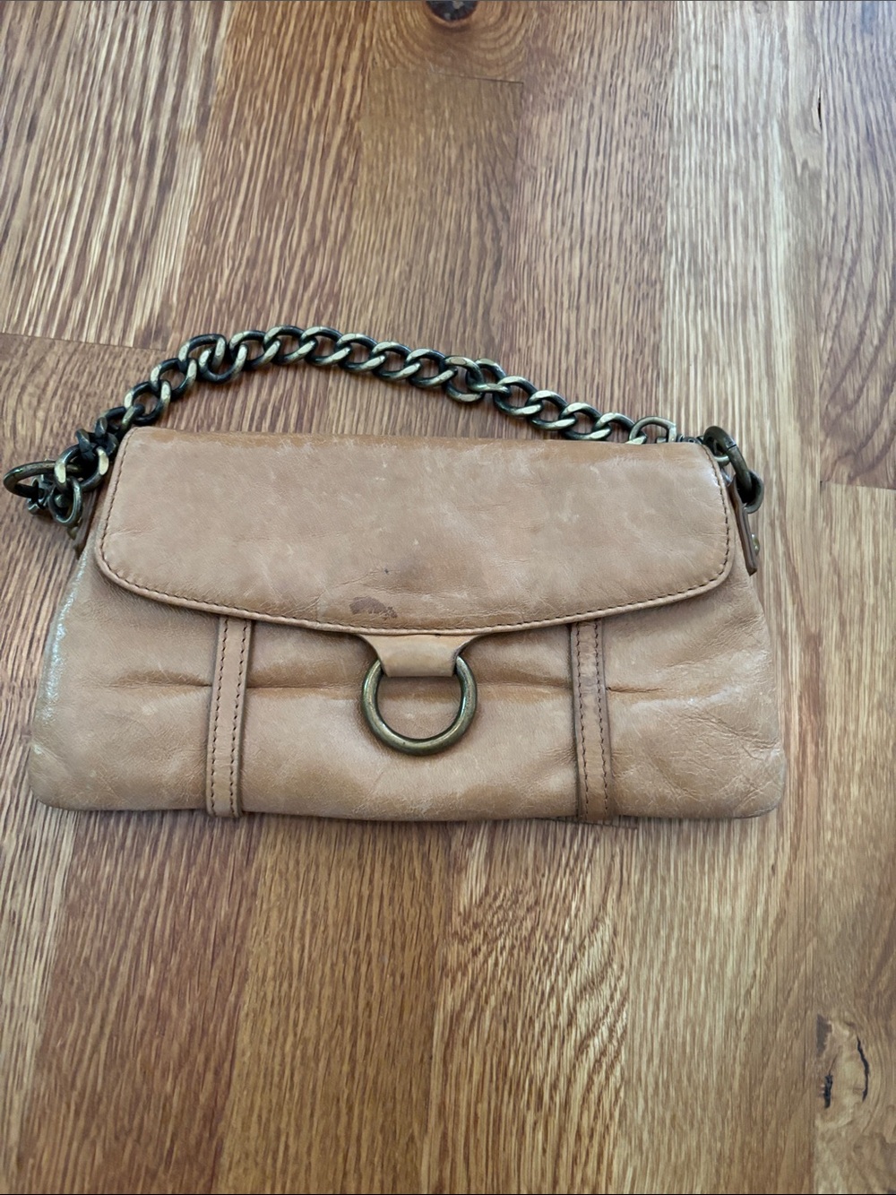 HOBO International Small Leather With Chain Short Strap Purse